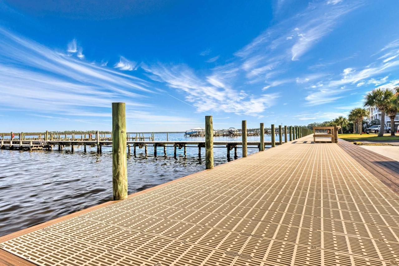 Orange Beach Condo Private Boat Dock And Ramp Eksteriør bilde